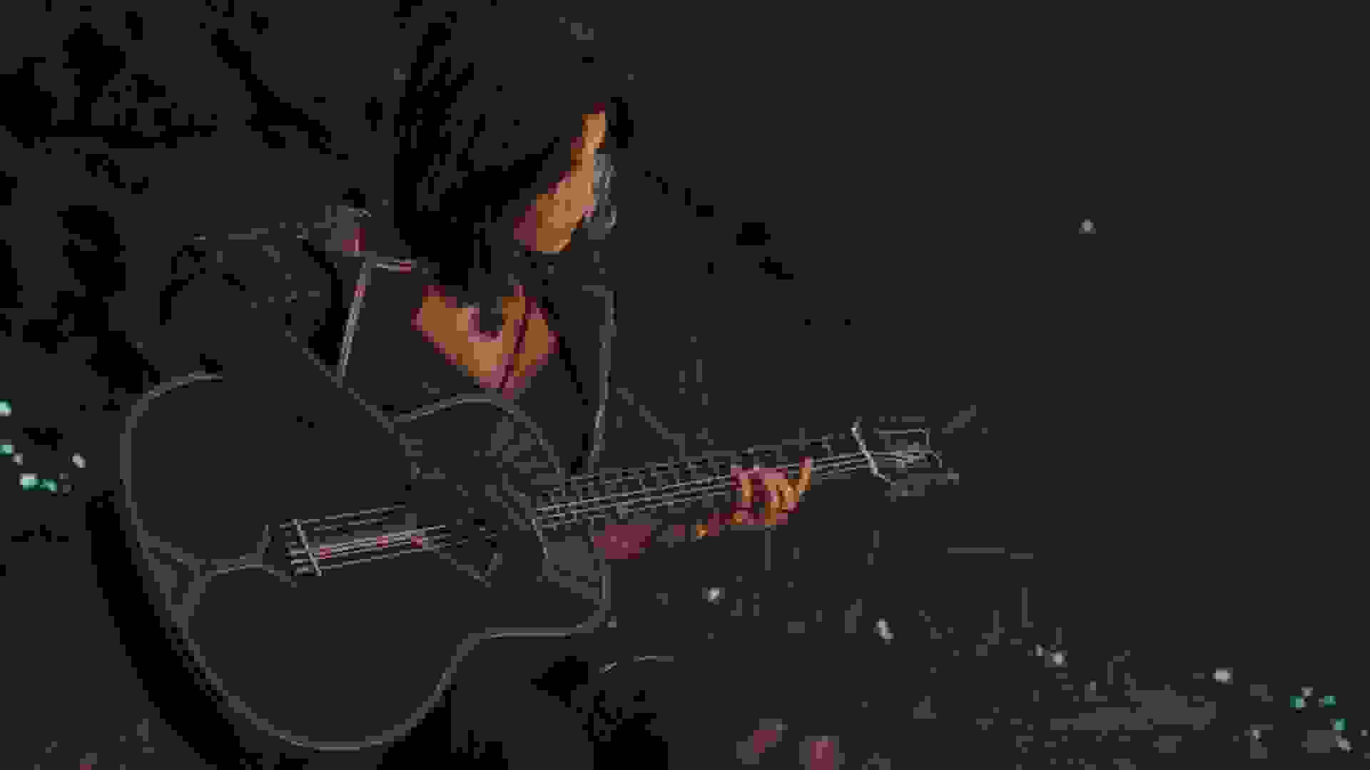 نواختن گیتار توسط لون در بازی Clair Obscur Expedition 33