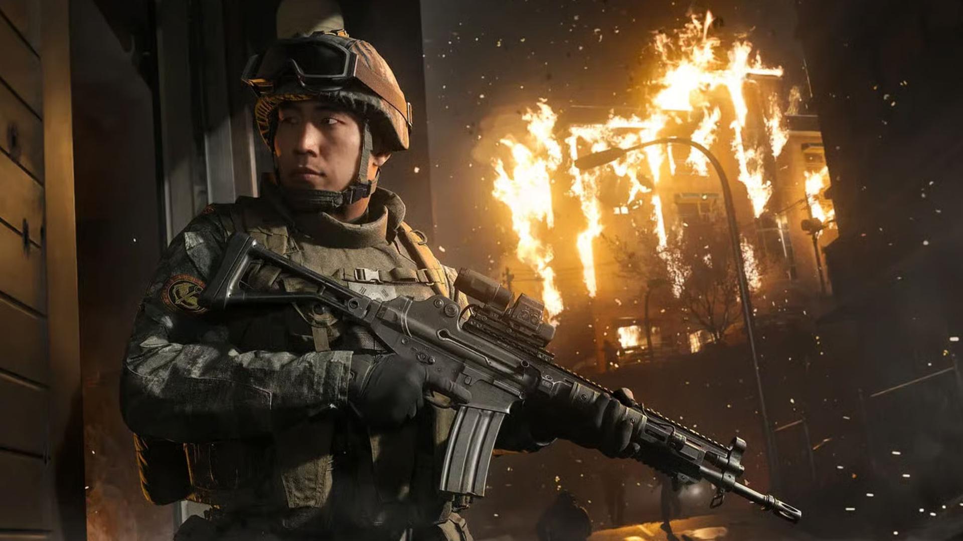سرباز کره‌ای در بازی Modern Warfare 4