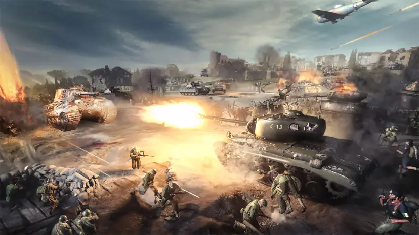 نبرد سنگین در بازی Company of Heroes 3: Final Stand