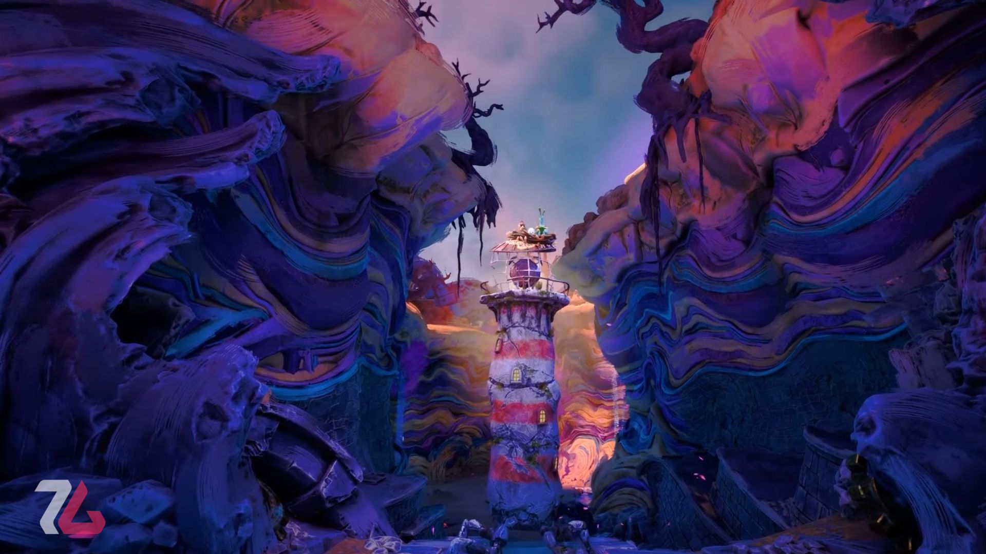 حرکت در میان کوهستان از بازی The Keeper