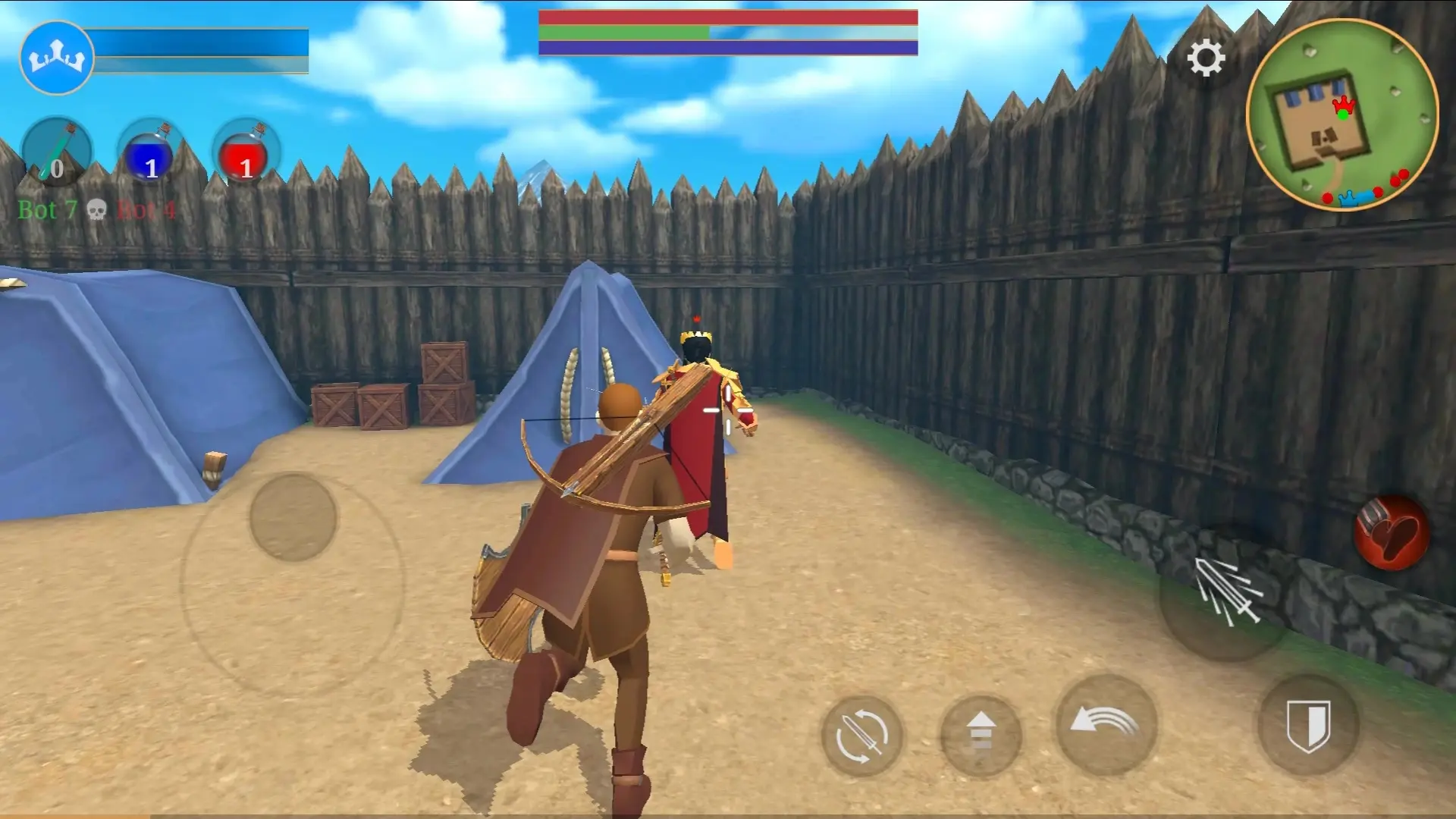 گیم‌پلی بازی موبایل Combat Magic Spells & Swords