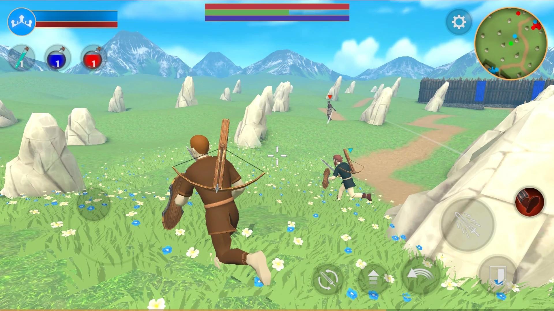 گیم‌پلی بازی موبایل Combat Magic Spells & Swords