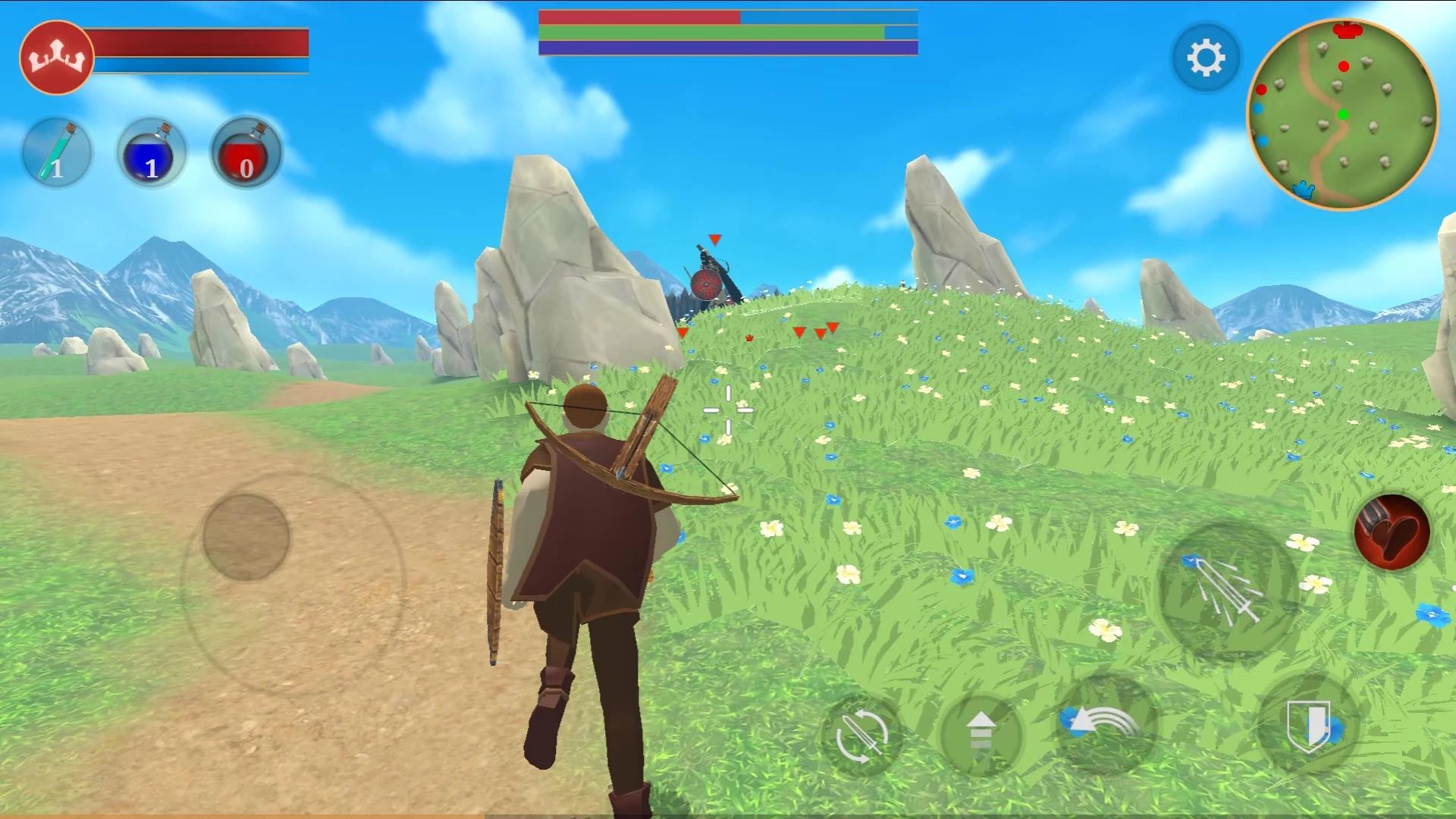 گیم‌پلی بازی موبایل Combat Magic Spells & Swords