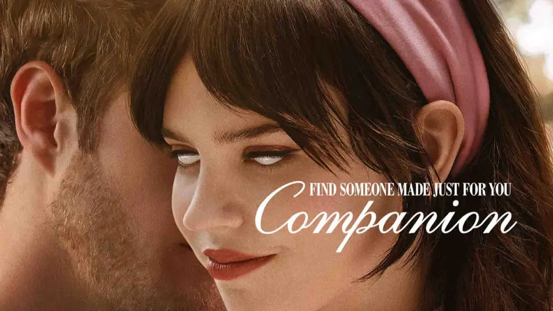 دو بازیگر اصلی فیلم Companion در کنار هم