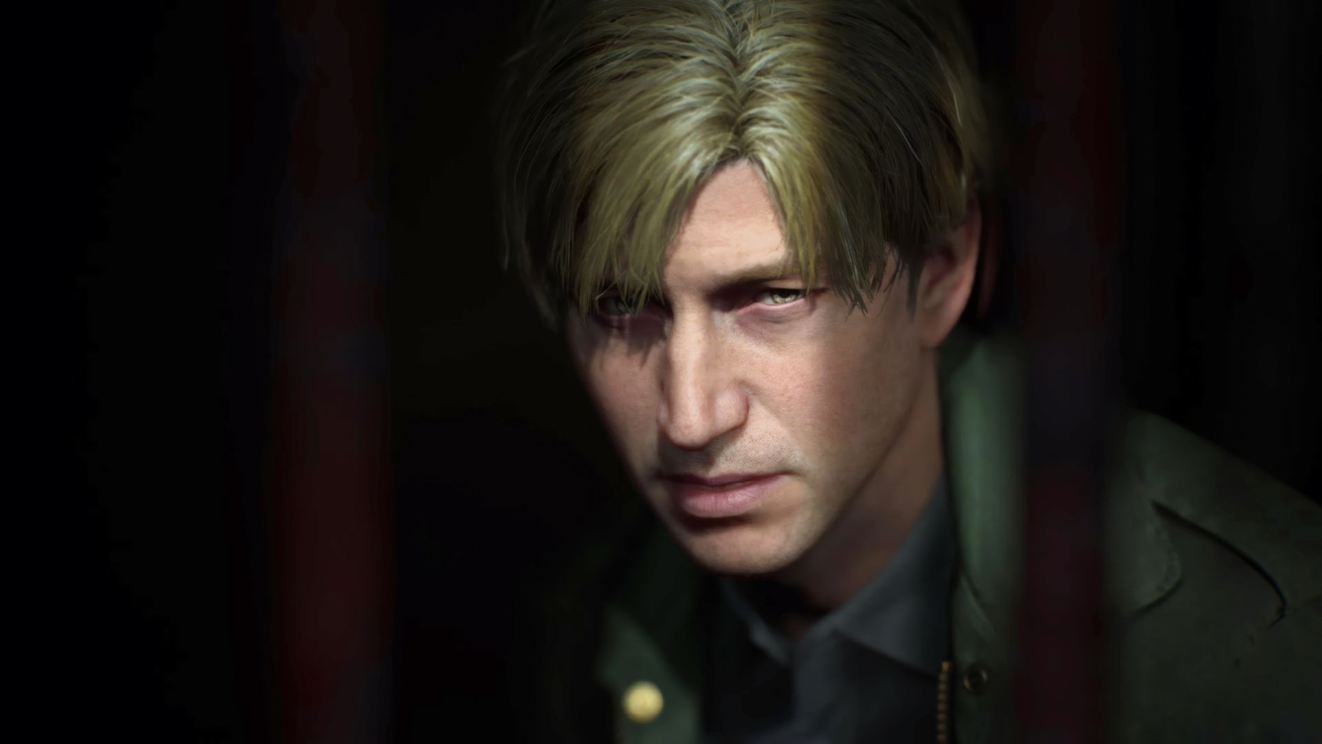 چهره نگران James Sunderland (جیمز ساندرلند) در بازی Silent Hill 2