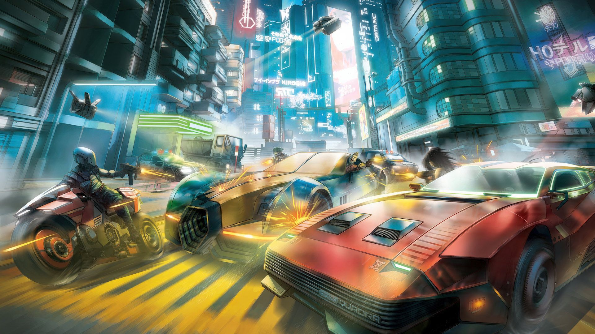 درگیری گروه‌های مختلف در بازی Cyberpunk 2077