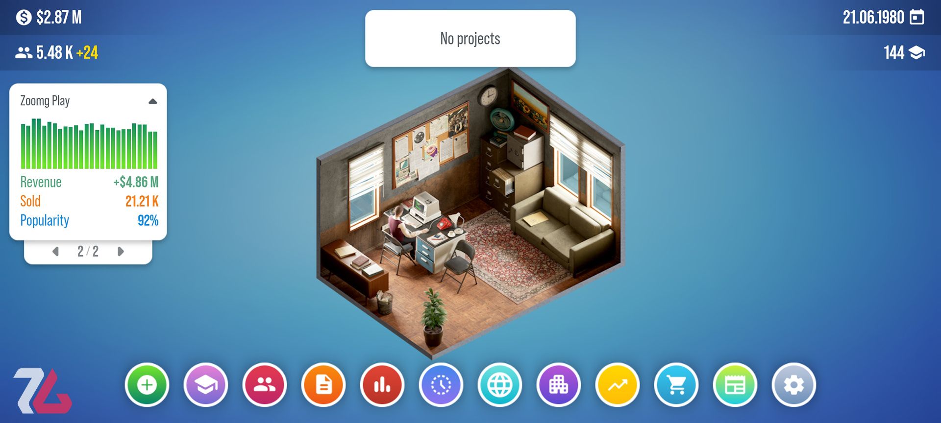بازی موبایل Console Tycoon