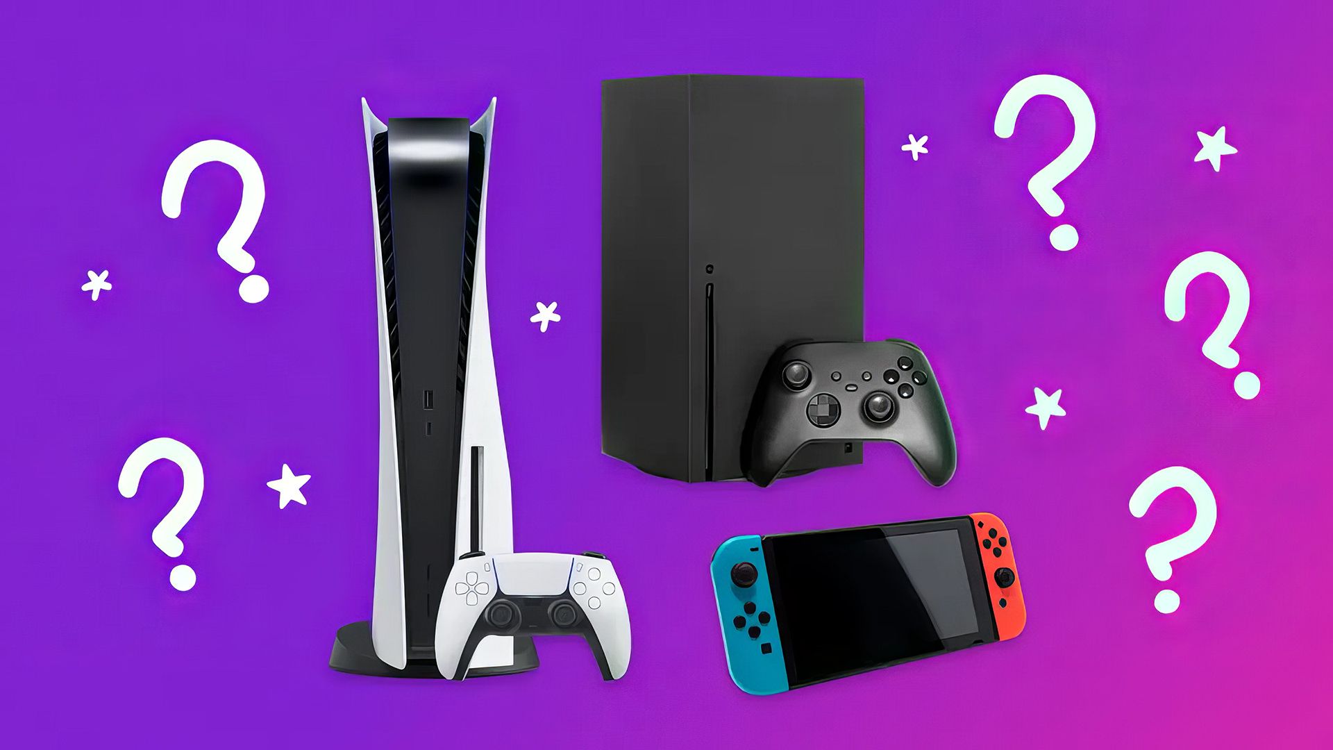 کنسول‌های پلی استیشن ۵، ایکس باکس سری ایکس و نینتندو سوییچ