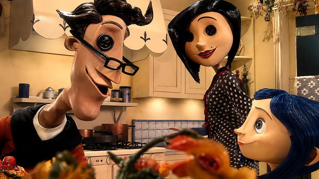 کورلاین در حال خندیدن در انیمیشن Coraline