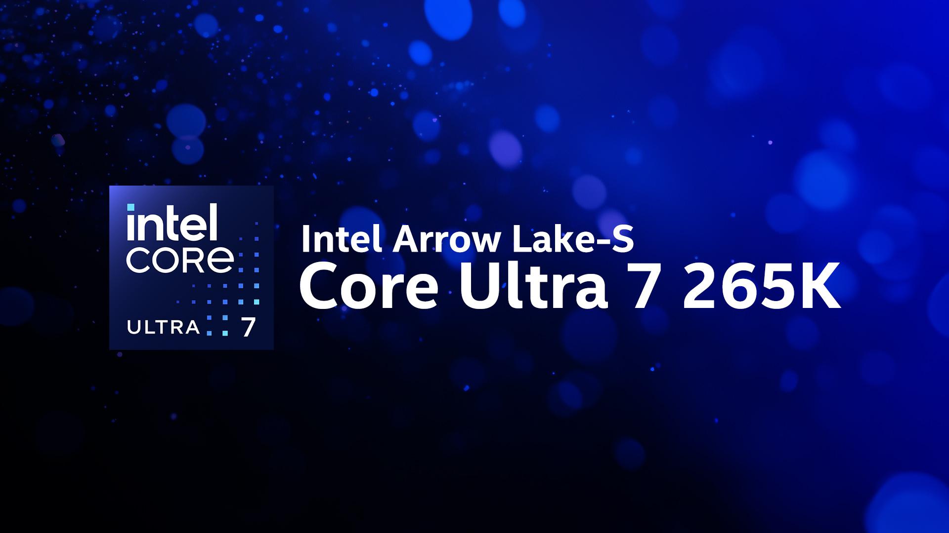 نام پردازنده Intel Core Ultra 7 265K