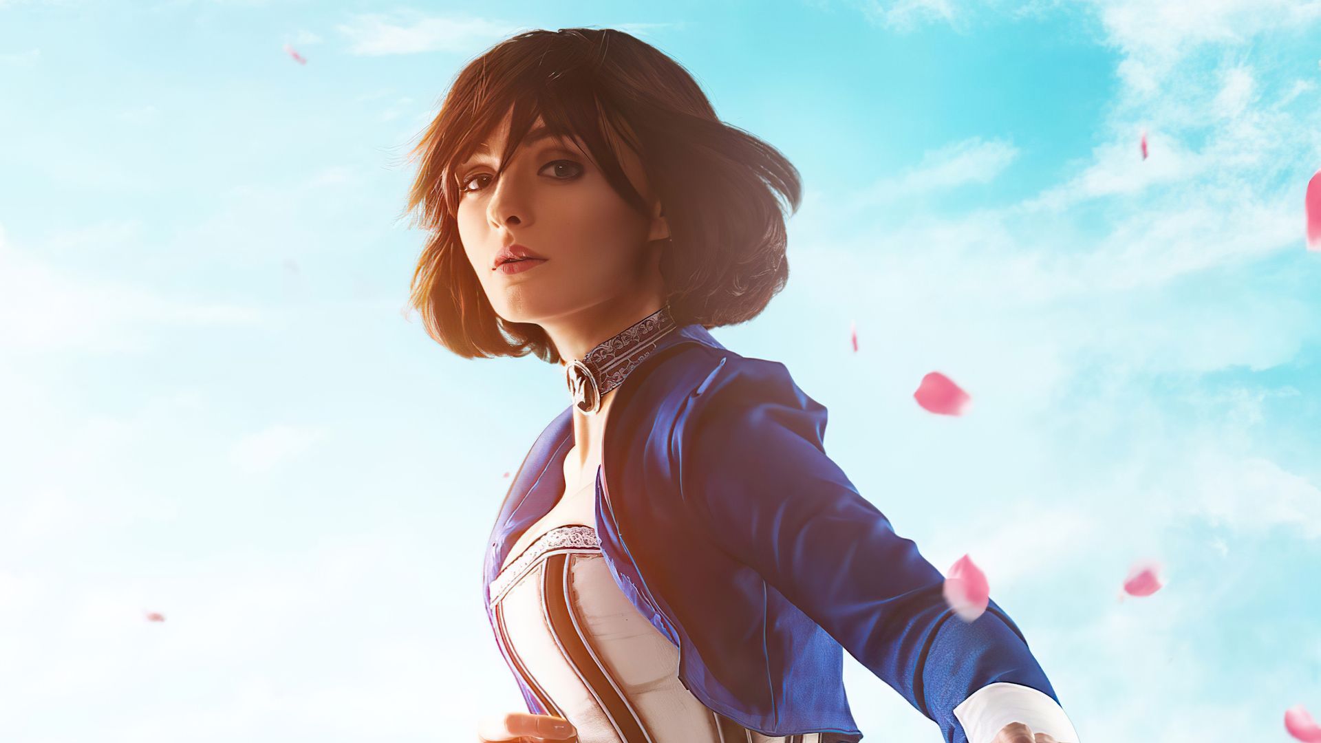 یک کازپلی (Cosplay) زیبا از شخصیت الیزابت (Elizabeth) در بازی BioShock Infinite