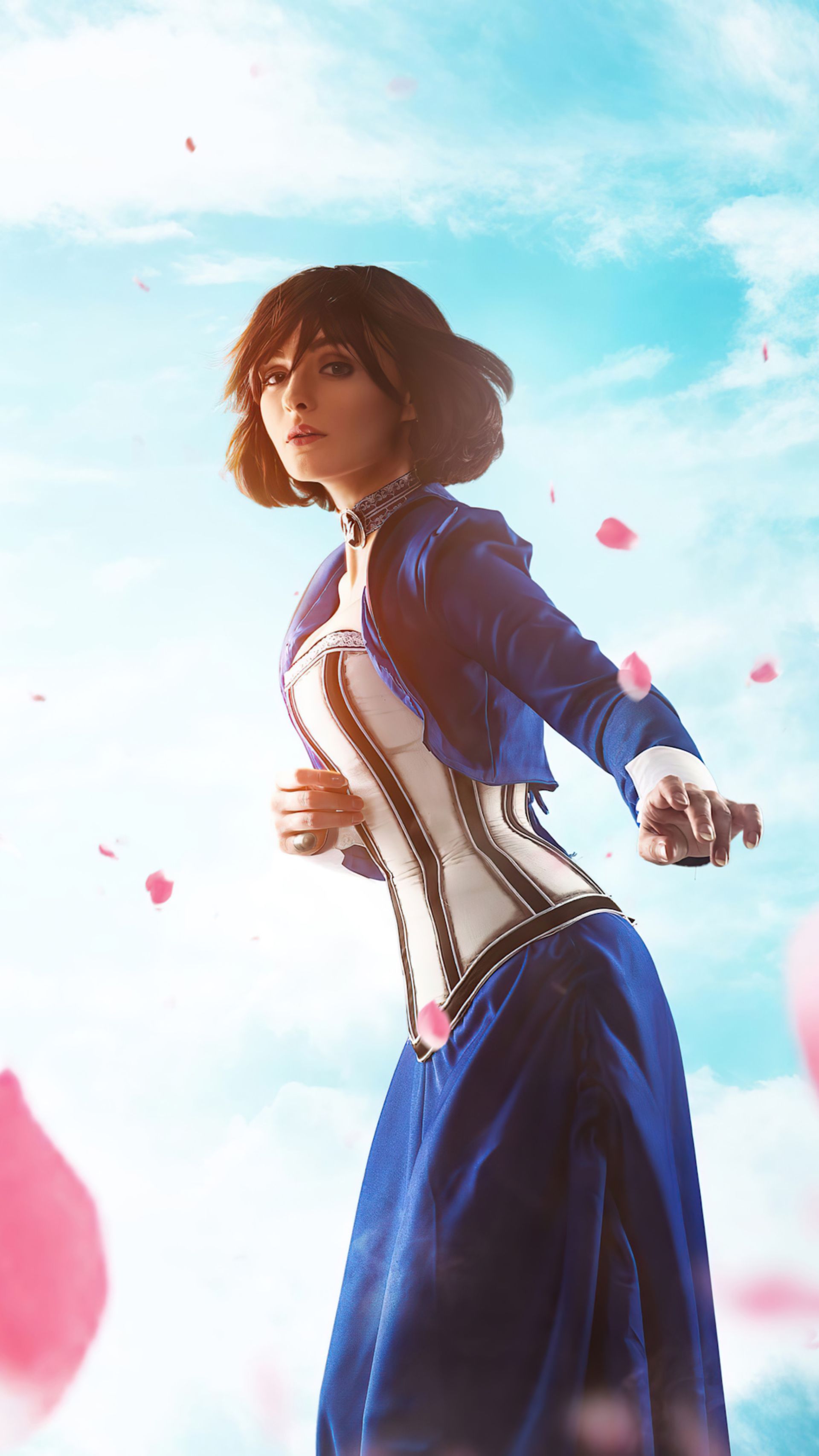 یک کازپلی (Cosplay) زیبا از شخصیت الیزابت (Elizabeth) در بازی BioShock Infinite