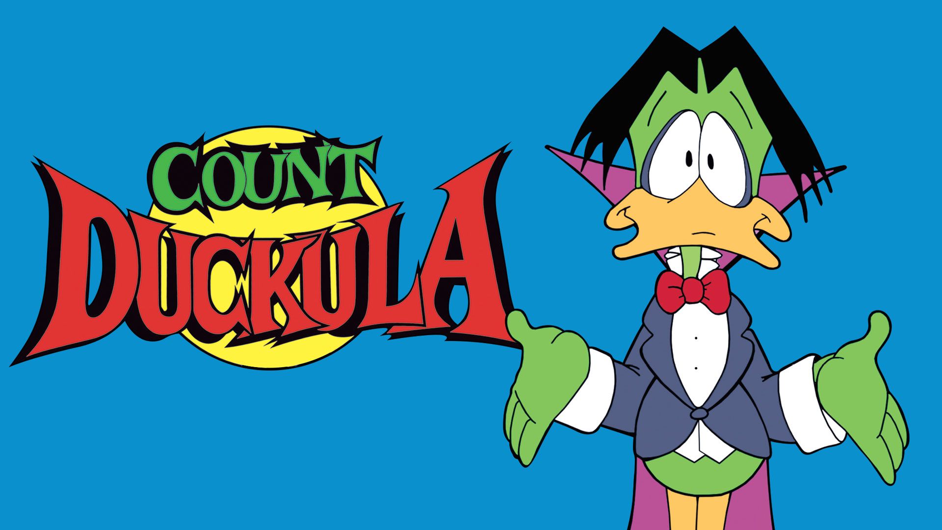 کنت داکولا در قلعه در کارتون Count Duckula