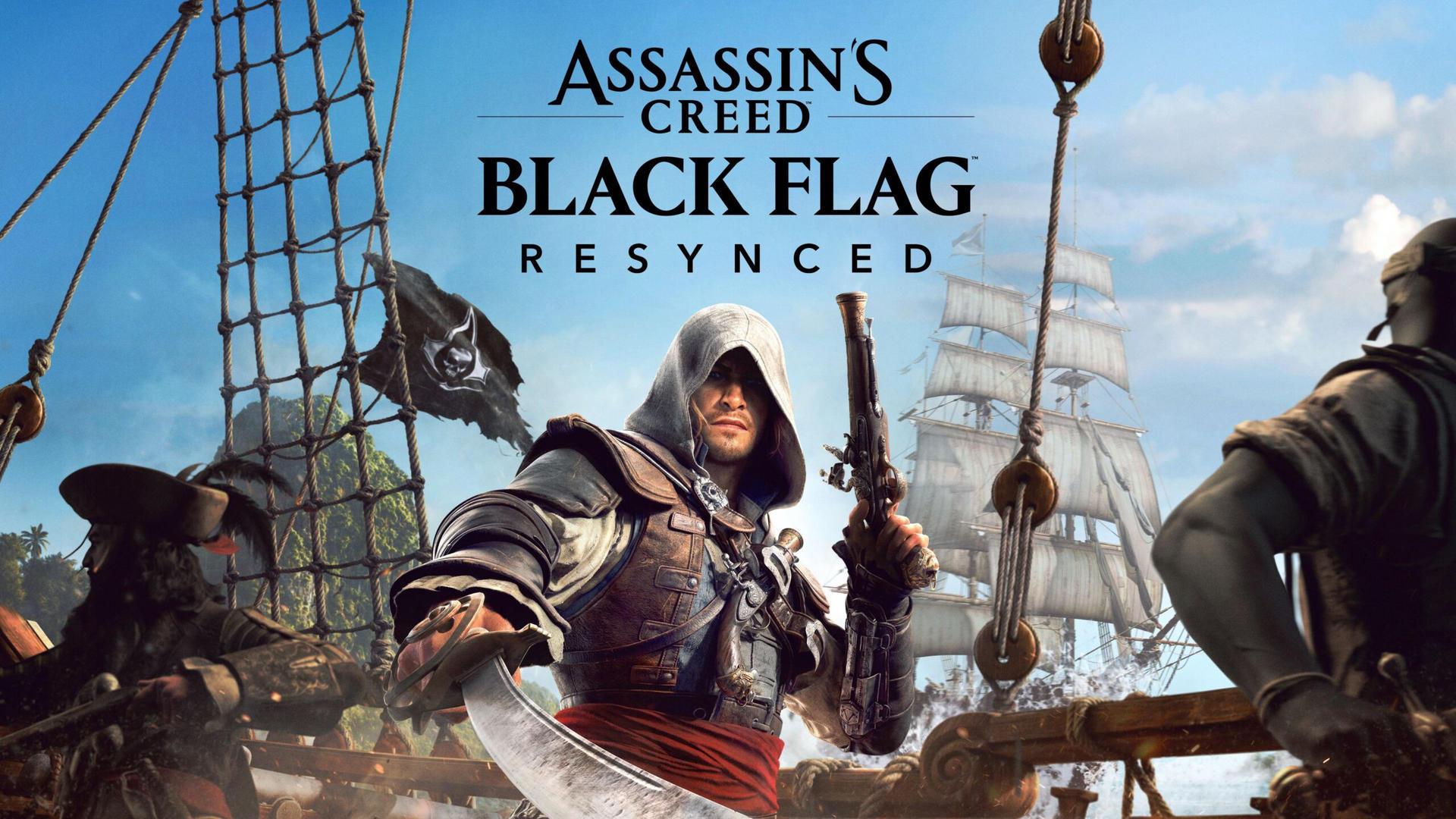 لوگوی بازی Assassin’s Creed Black Flag Resynced