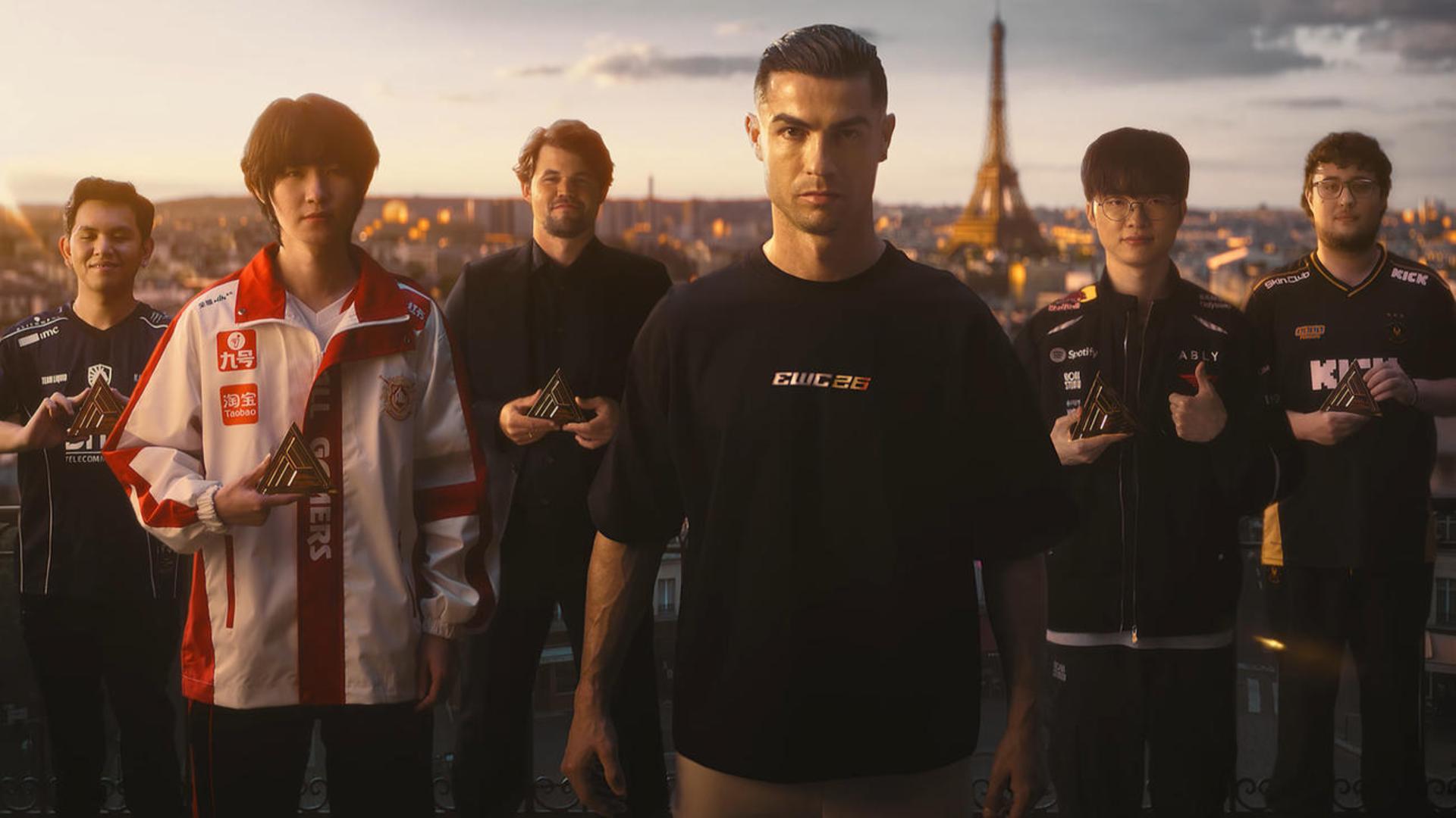 پوستر مسابقات Esports World Cup 2026 با حضور رونالدو