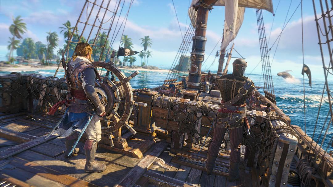 ادوارد روی کشتی در بازی Assassin's Creed Black Flag Resynced
