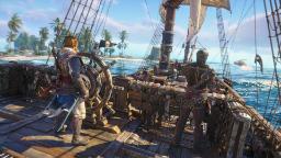 ادوارد روی کشتی در بازی Assassin's Creed Black Flag Resynced