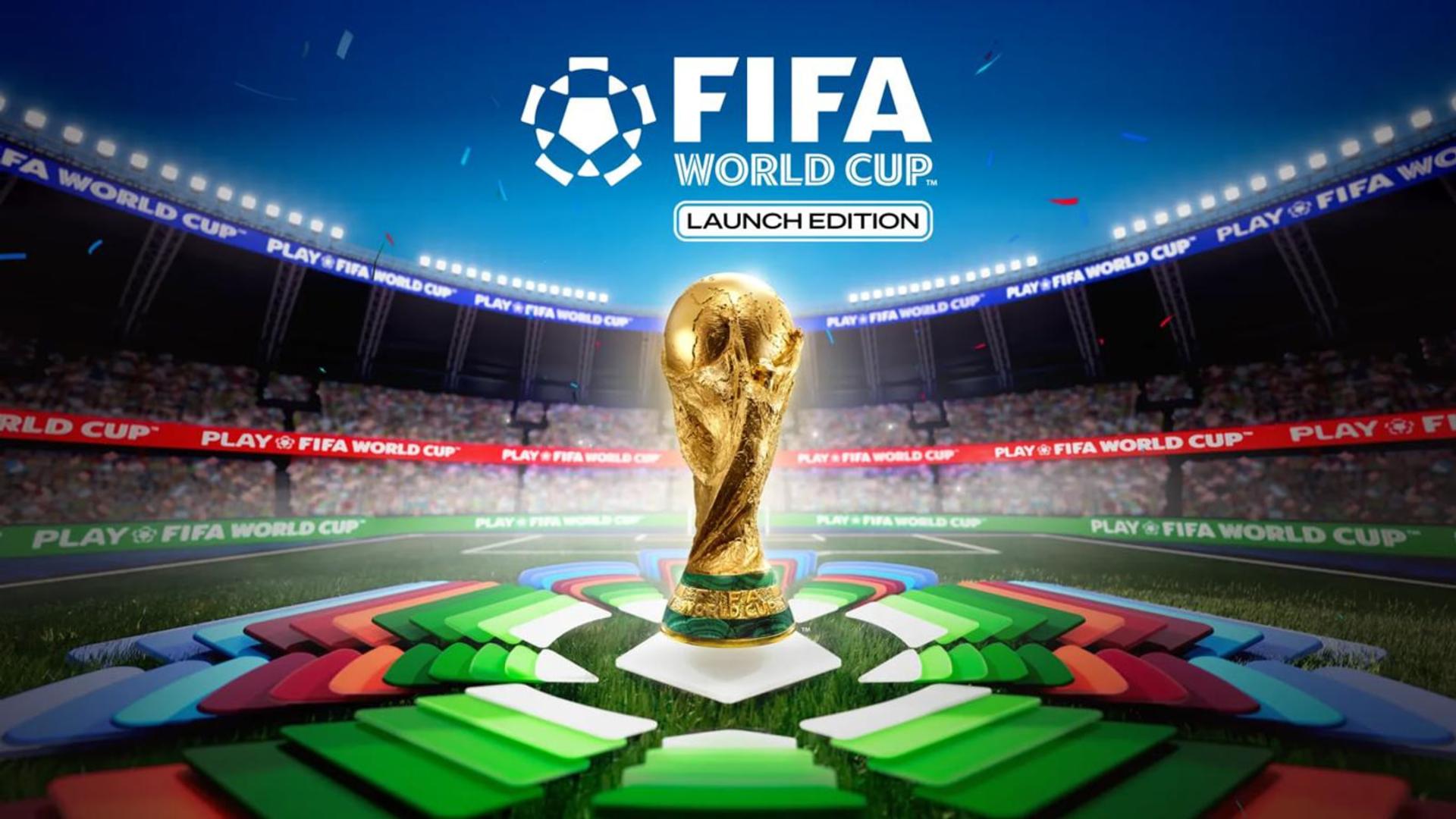 جام جهانی فیفا روی زمین فوتبال در محیط بازی FIFA World Cup