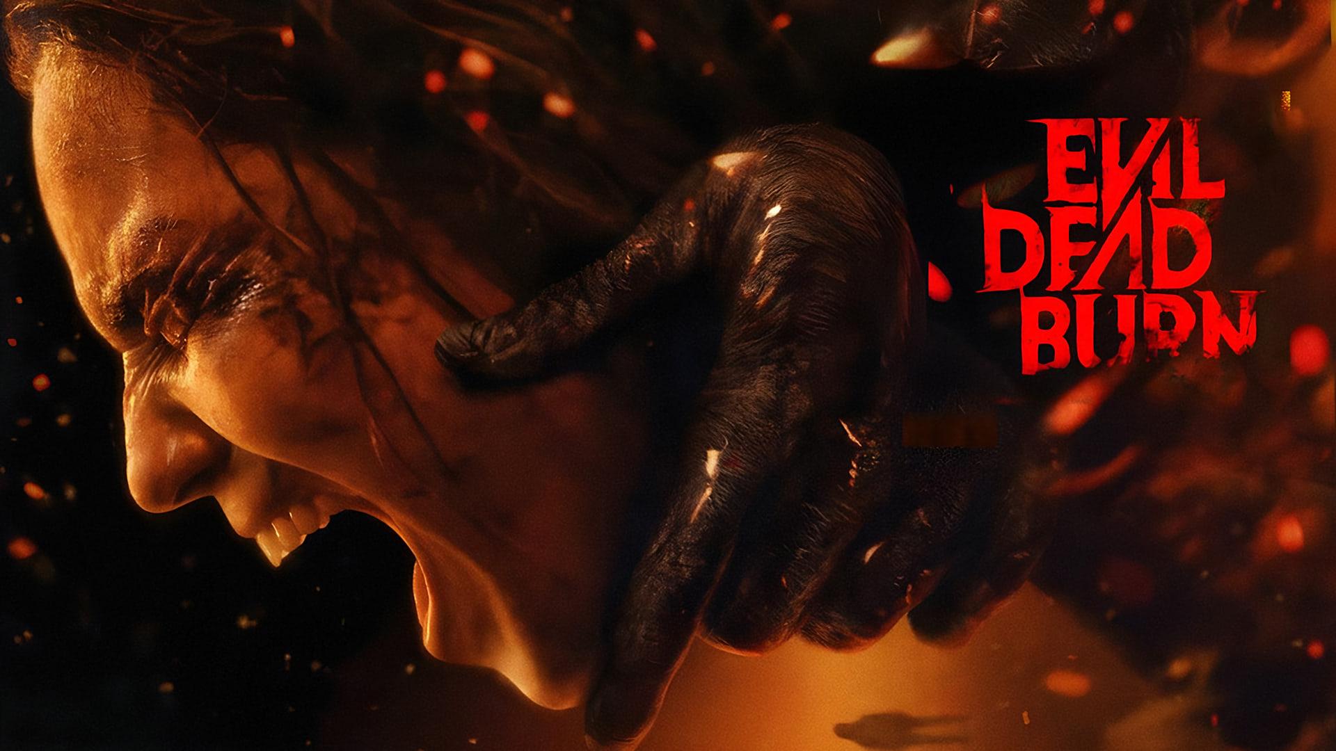 چهره زن در حال فریاد زدن در فیلم Evil Dead Burn
