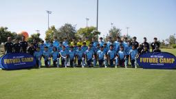 بازیکنان جوان در کمپ آینده (Future Camp) برای کشف استعدادهای فوتبال در ژاپن