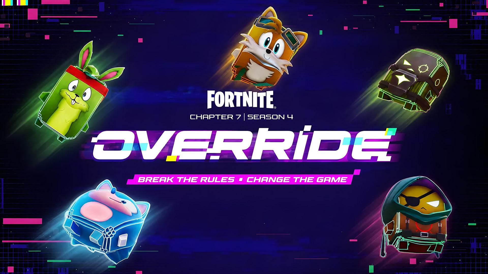 چتر نجات‌های فورتنایت (Fortnite) با طرح‌های کاراکترهای مختلف در فصل چهارم