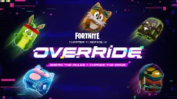 چتر نجات‌های فورتنایت (Fortnite) با طرح‌های کاراکترهای مختلف در فصل چهارم