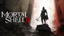 شخصیت اصلی بازی Mortal Shell 2 با سلاح در محیطی تاریک