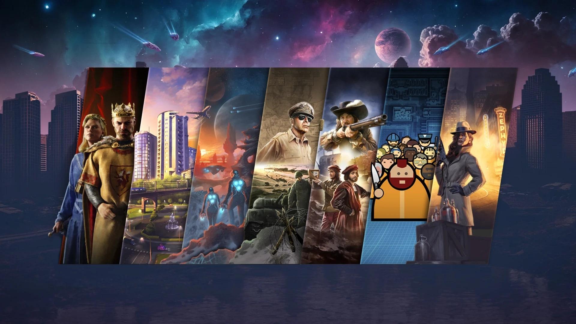 مجموعه تصاویر هنری از بازی‌های شرکت Paradox Interactive