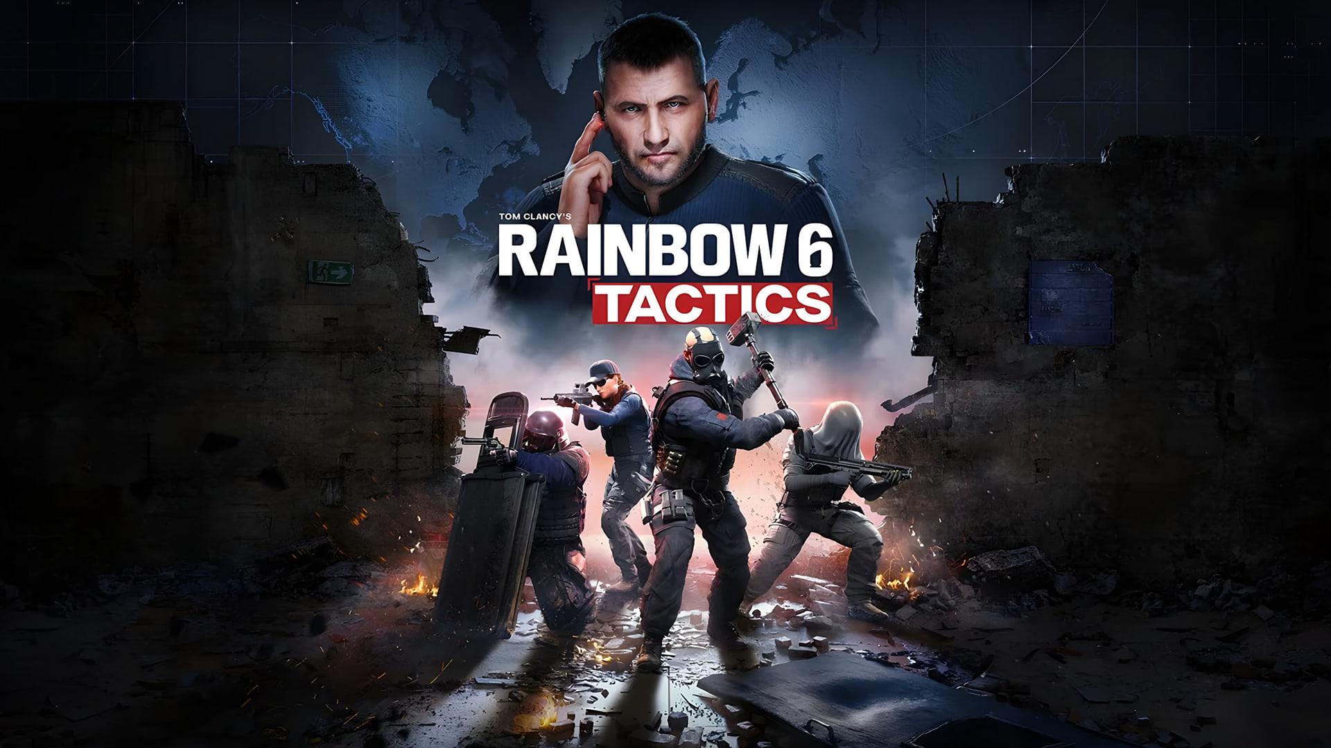 شخصیت‌های بازی Rainbow Six Tactics (Rainbow Six Tactics) در محیطی ویران‌شده