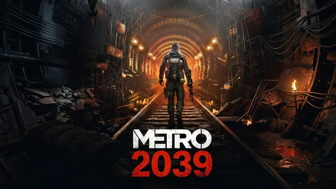 شخصیت اصلی بازی Metro 2039 در میان تونل‌های تاریک مترو