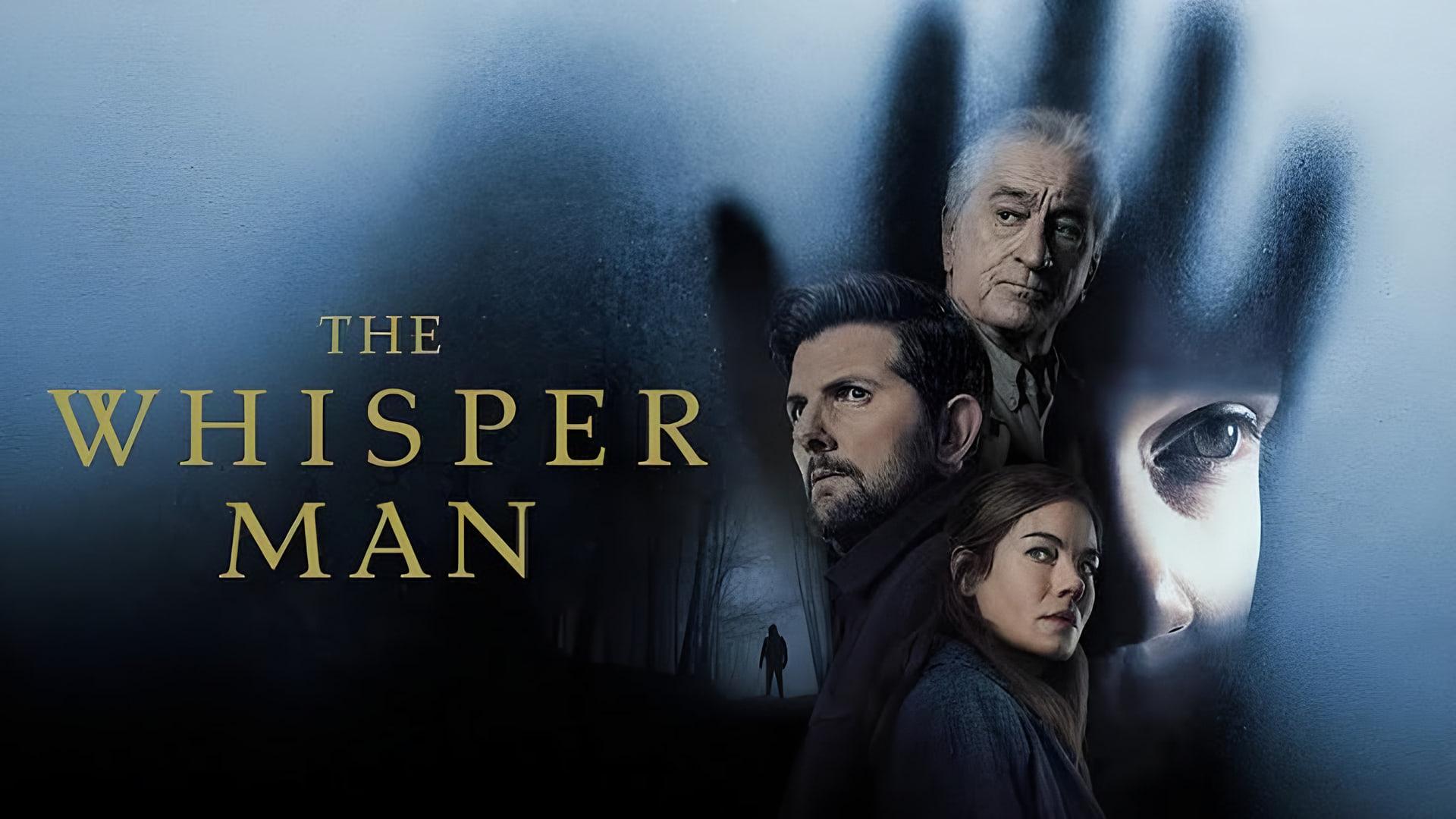 چهره‌های بازیگران فیلم The Whisper Man در پس‌زمینه تاریک
