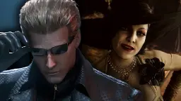 مجسمه‌های در ابعاد واقعی آلبرت وسکر (Albert Wesker) و لیدی دیمیترسکو (Lady Dimitrescu)