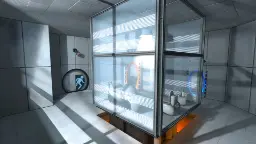 اتاق آزمایشگاهی در نسخه بازسازی‌شده بازی Portal: Alive & Kicking