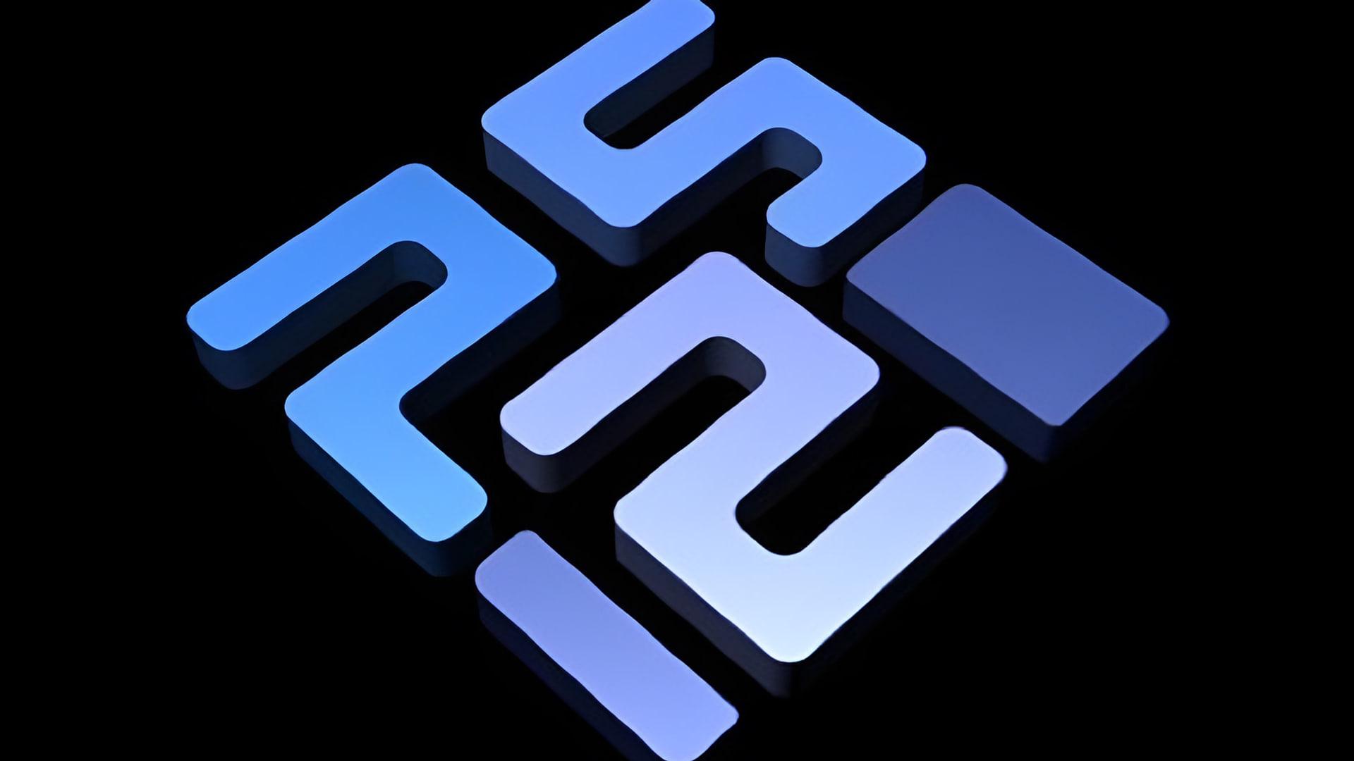 نماد سه‌بعدی و دیجیتالی مربوط به شبیه‌ساز پلی استیشن ۲ (PS2)