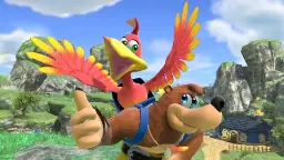 شخصیت‌های بانجو (Banjo) و کازویی (Kazooie) در بازی Super Smash Bros. Ultimate