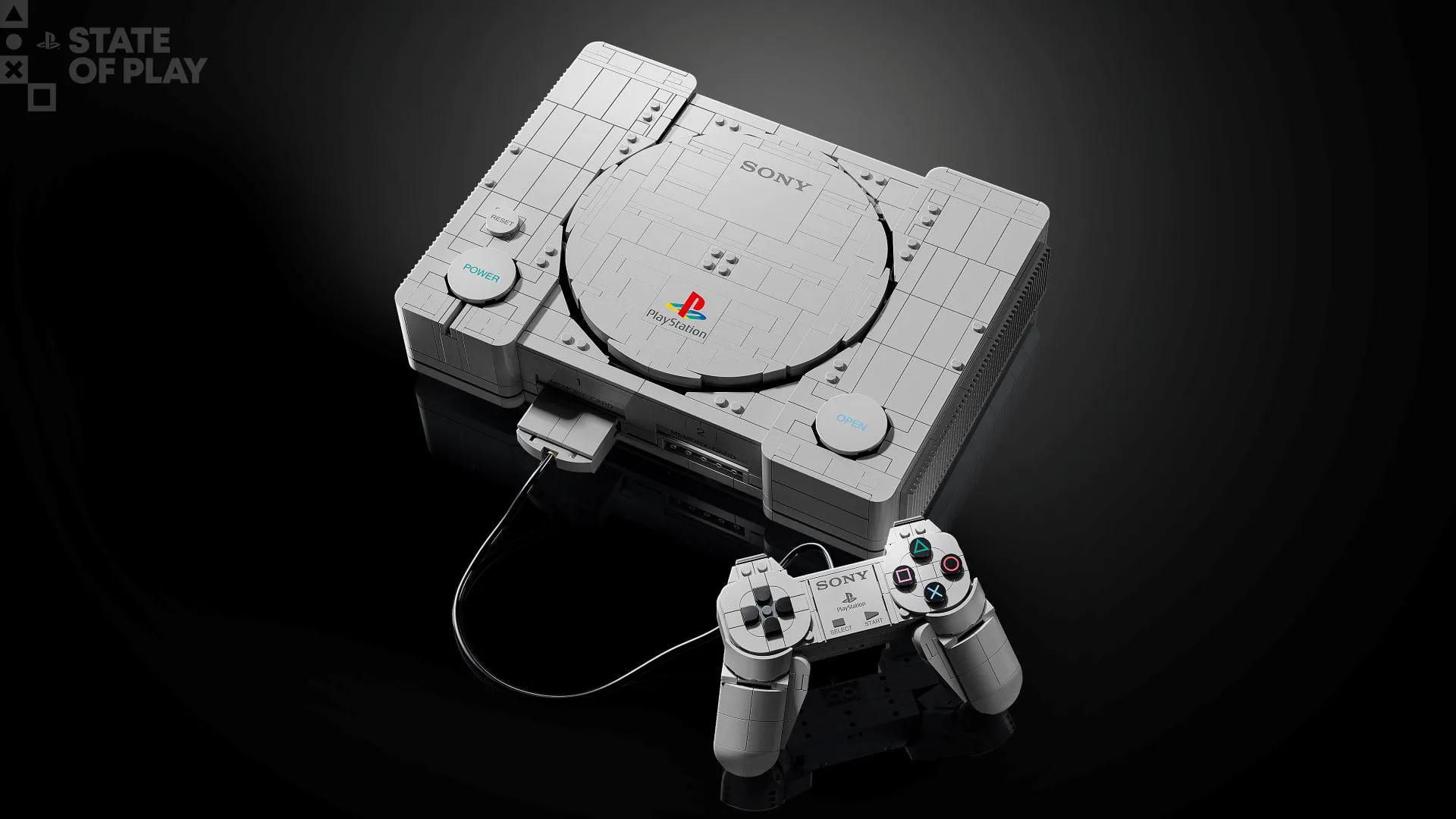 مدل لگویی (LEGO) کنسول بازی پلی‌استیشن وان (PlayStation) به همراه دسته بازی