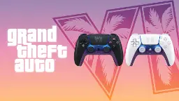 کنترلرهای بی‌سیم دوال‌سنس (DualSense) با طرح اختصاصی بازی Grand Theft Auto VI