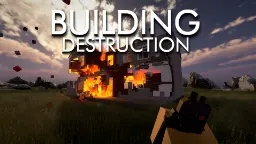 تخریب یک ساختمان در بازی موبایل Building Destruction با انفجار و آتش