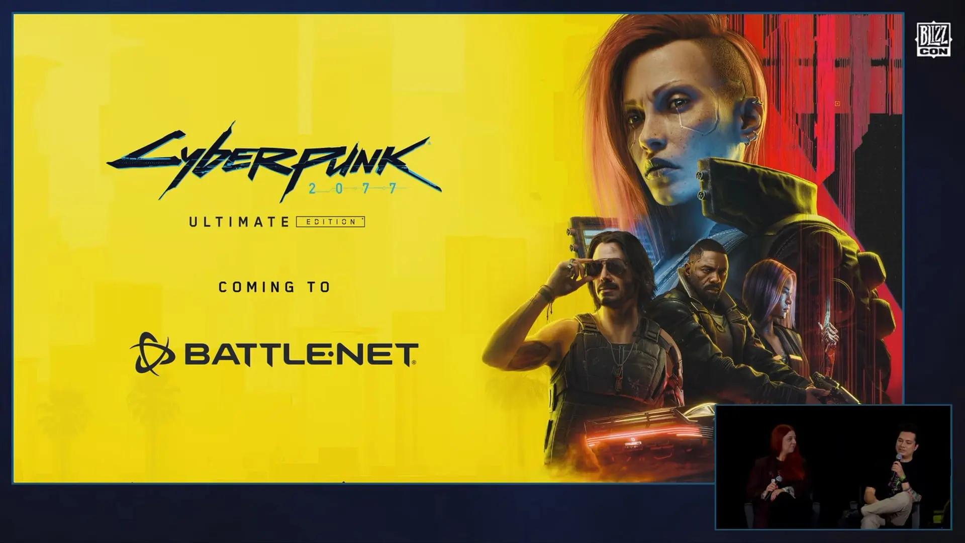 پوستر بازی سایبرپانک ۲۰۷۷ (Cyberpunk 2077) نسخه اولتیمیت ادیشن برای پلتفرم بتلنیت (Battle.net)