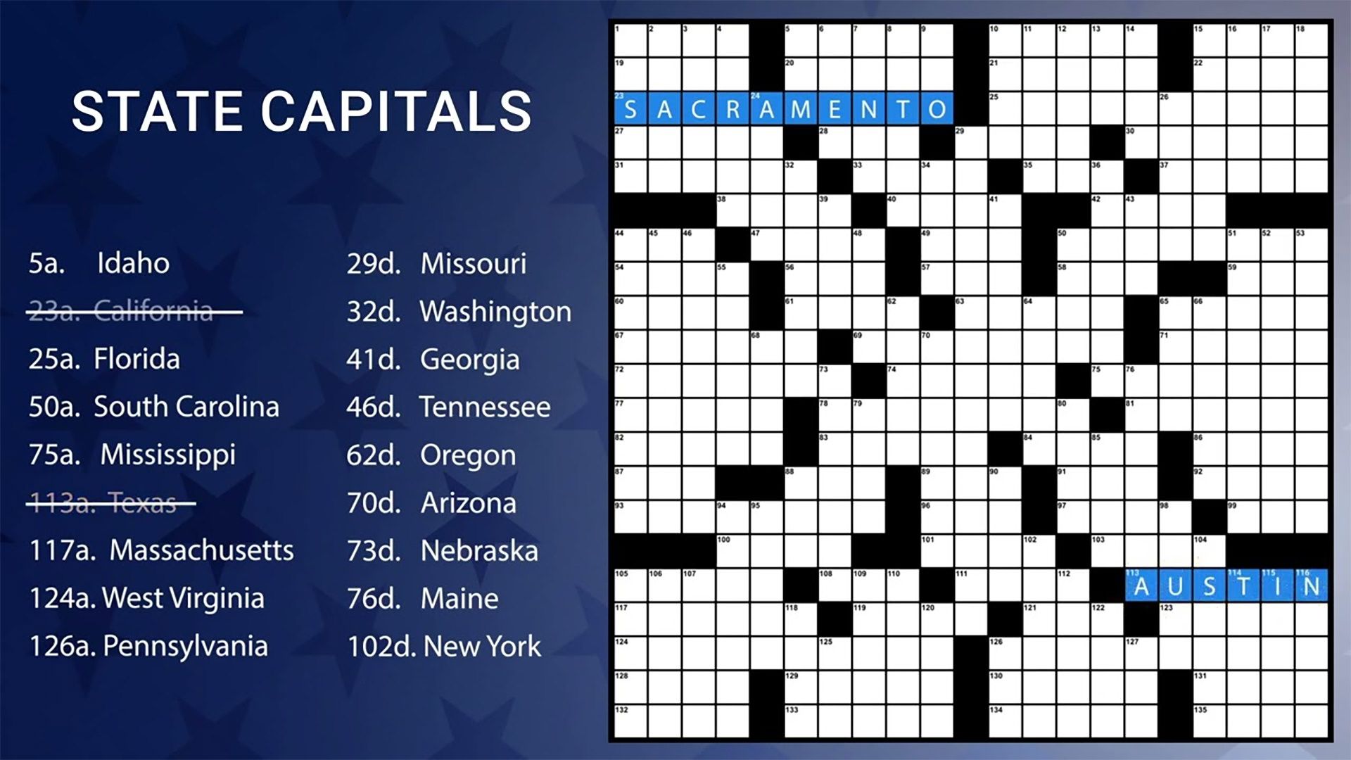 بازی موبایل Daily Themed Crossword Puzzles