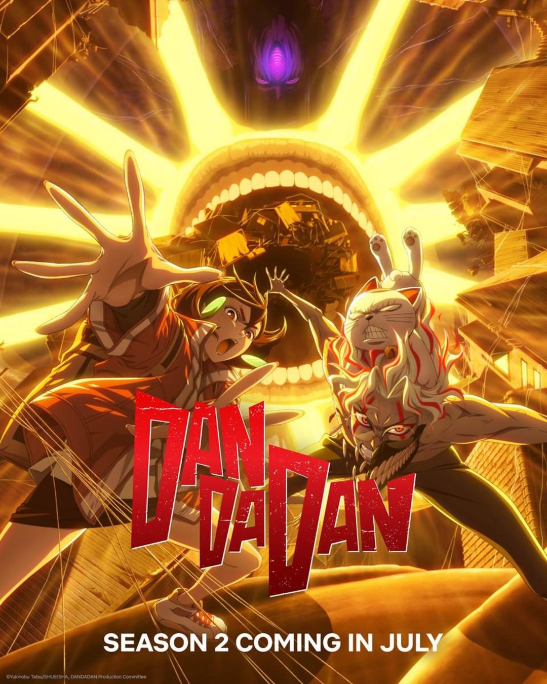 پوستر جدید فصل دوم انیمه Dan Da Dan 