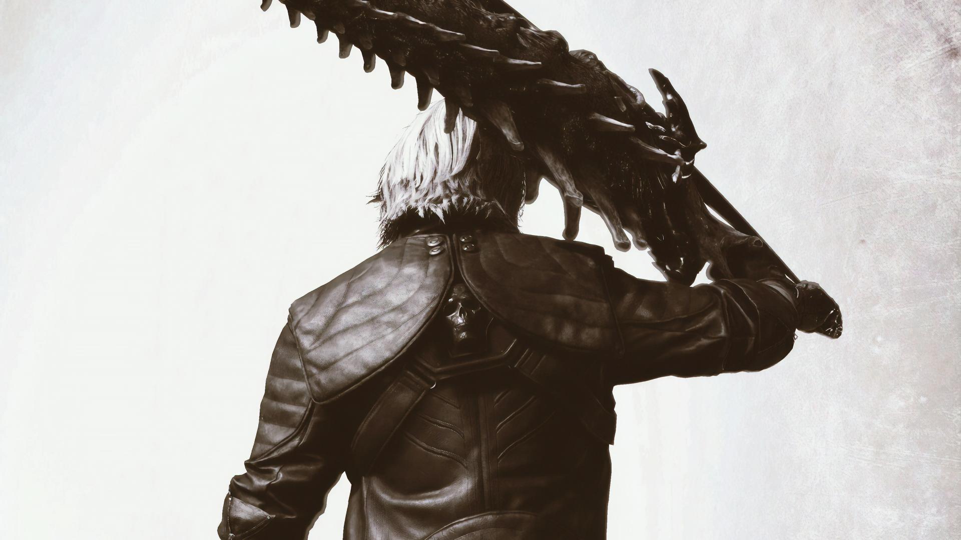 نمای پشتی دانته (Dante) در بازی Devil May Cry 5