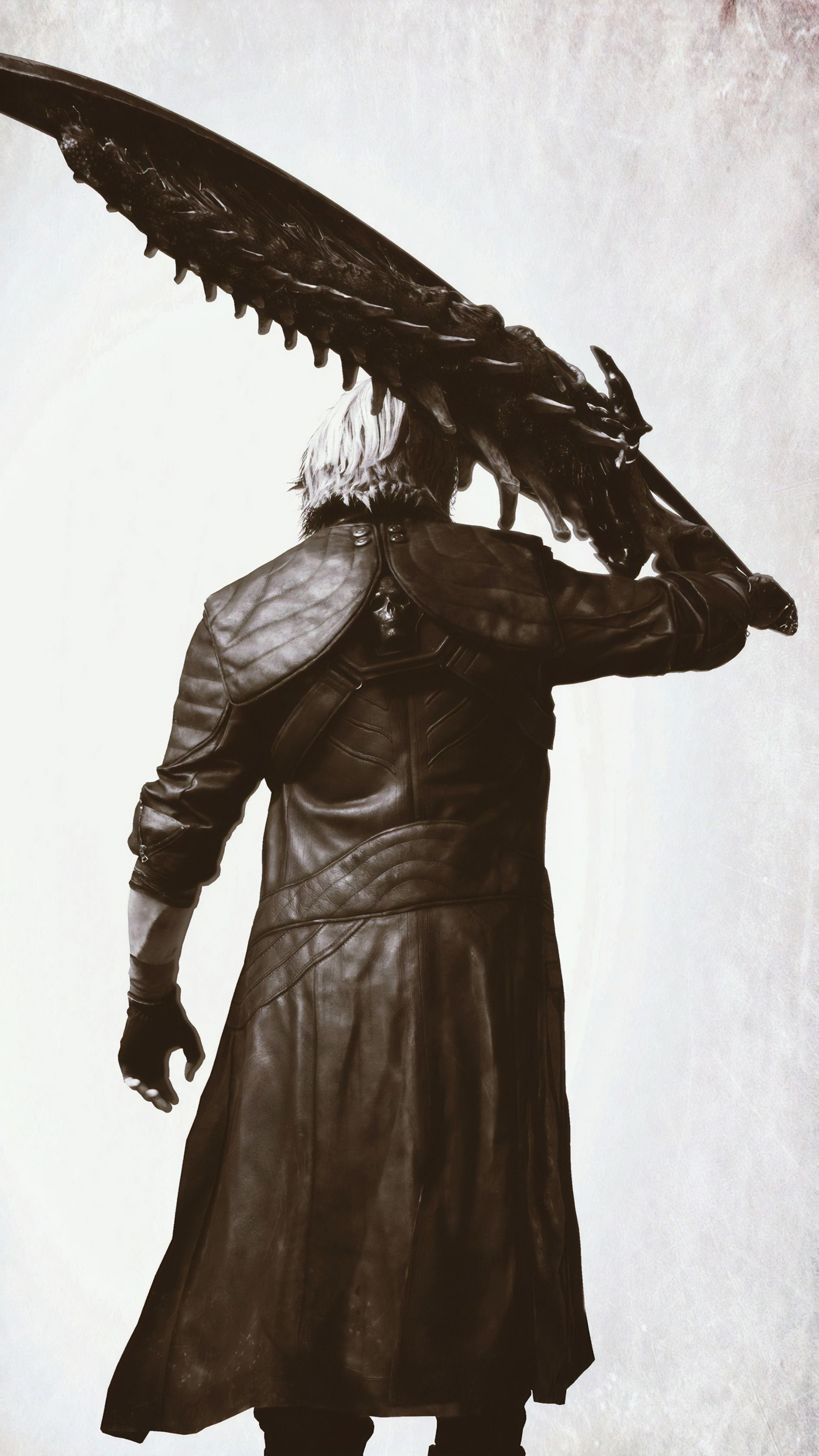 نمای پشتی دانته (Dante) در بازی Devil May Cry 5