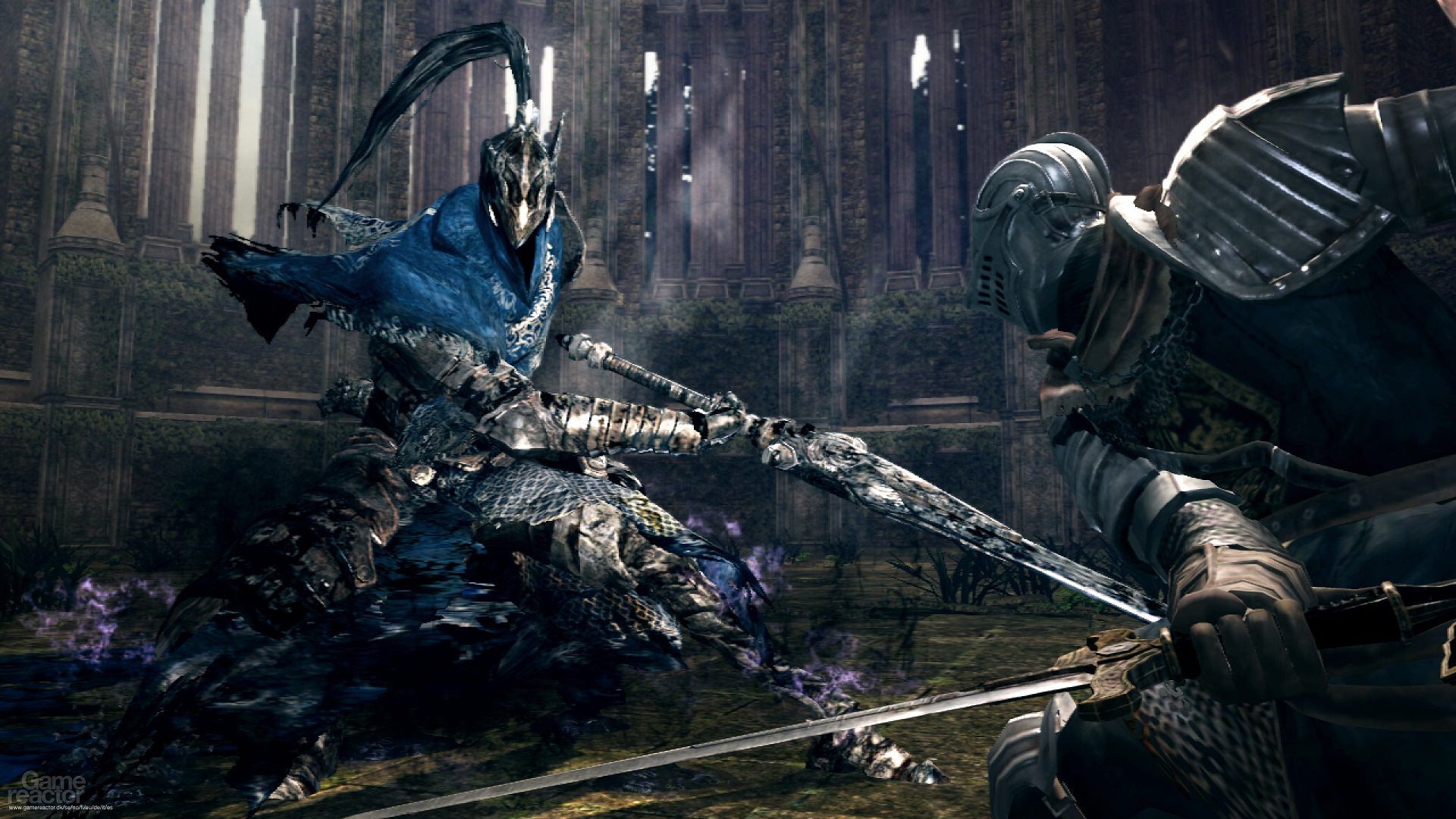 مبارزه با شوالیه در بازی Dark Souls 3