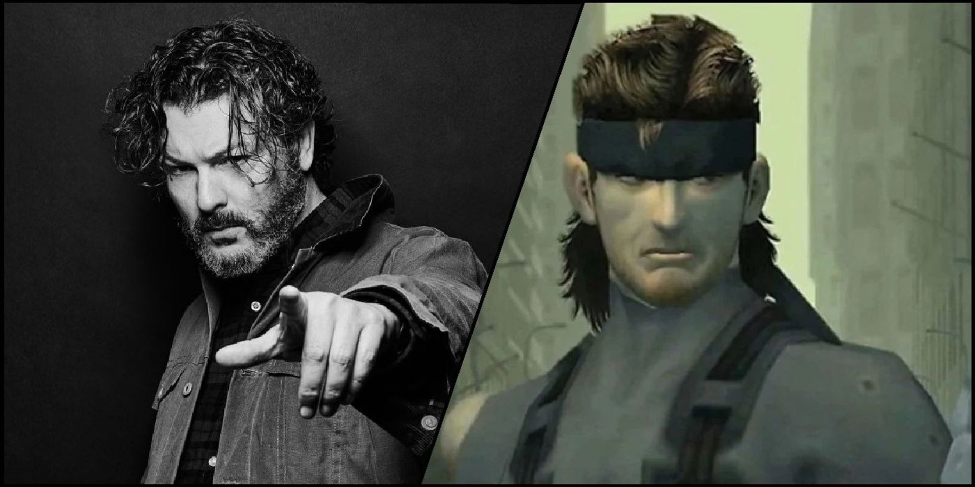 دیوید هیتر و شخصیت سالید اسنیک در بازی Metal Gear Solid