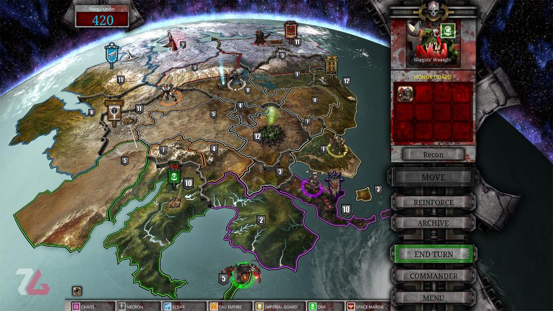 نقشه نوبتی بازی Dawn of War – Definitive Edition