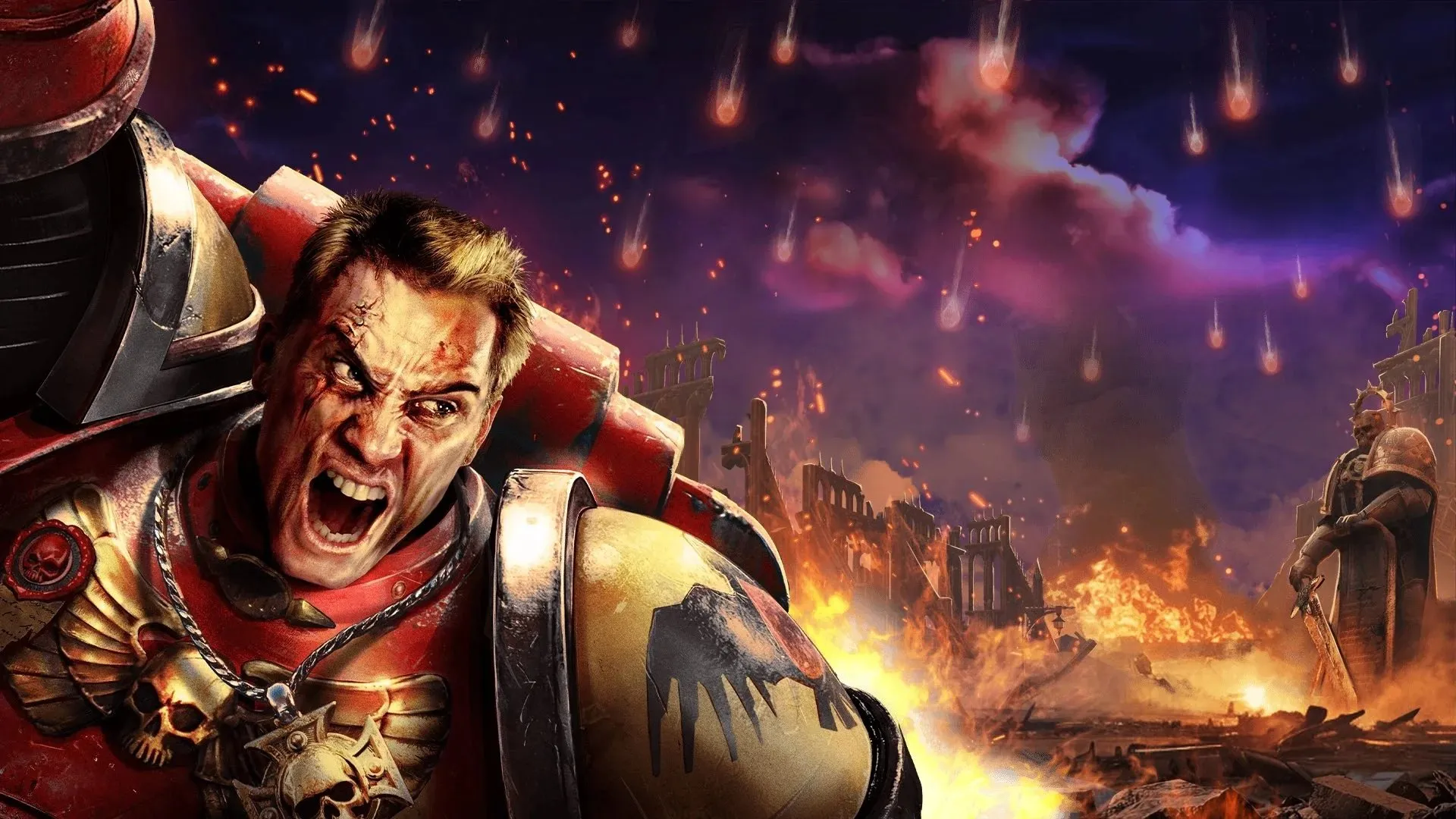 اسپیس مارین در پوستر بازی Dawn of War – Definitive Edition