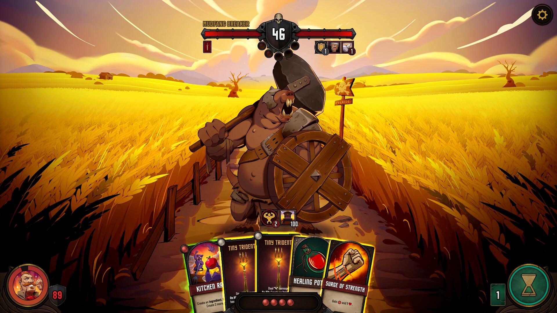 گیم‌پلی بازی موبایل Dawncaster Deckbuilding RPG