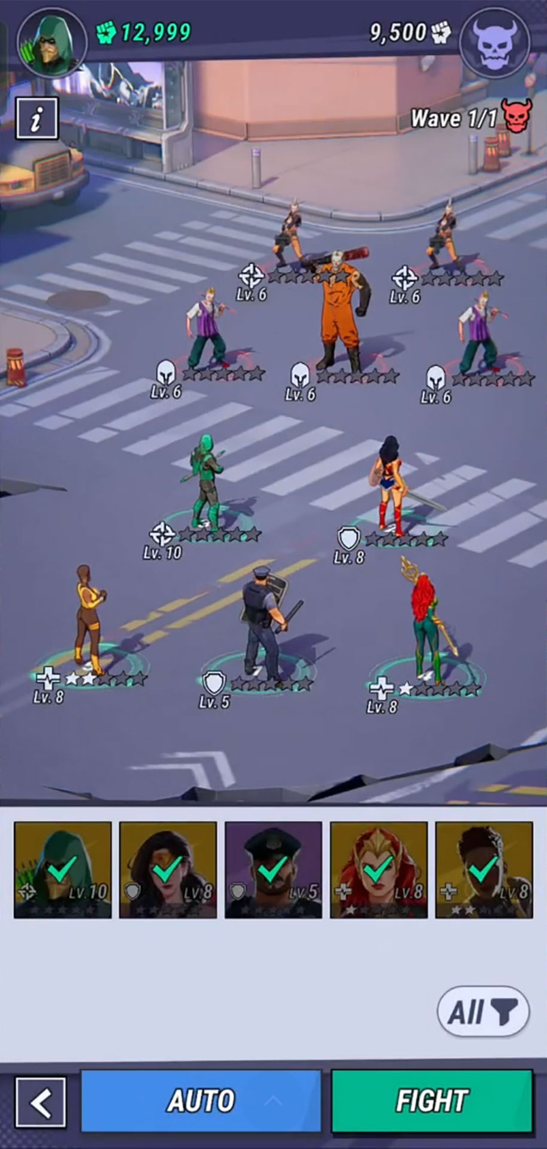 بازی موبایل DC: Dark Legion