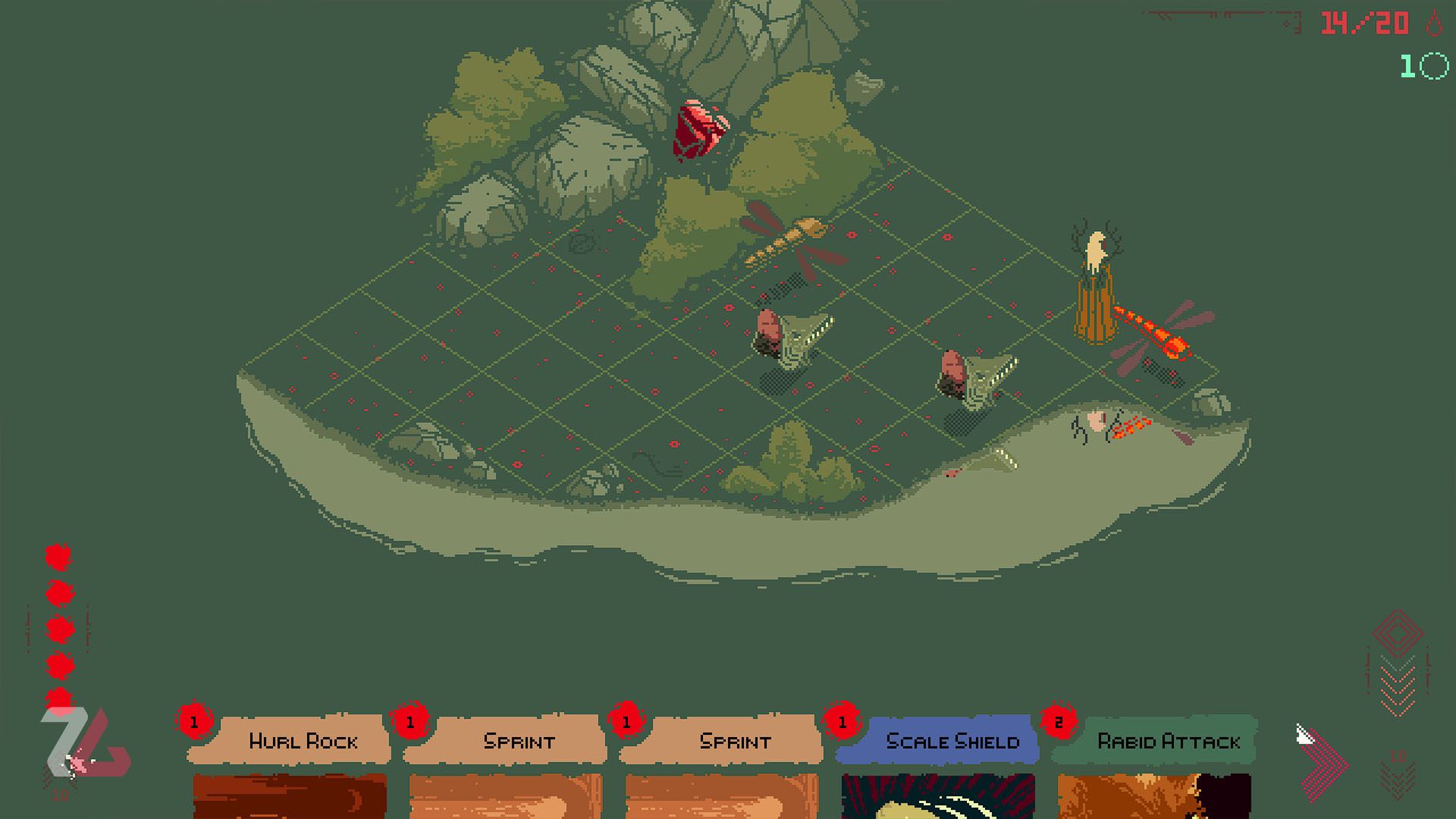 نبرد با دشمنان در بازی Death Howl